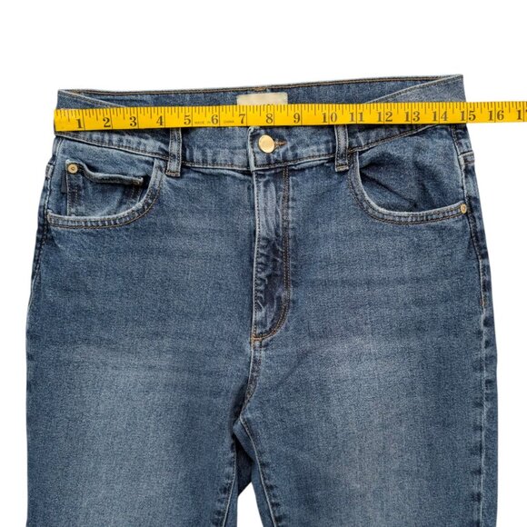 DL1961 Patti Straight Ankle Jeans Womens Blue Fisher High Rise Denim Size 29 - Picture 8 of 13